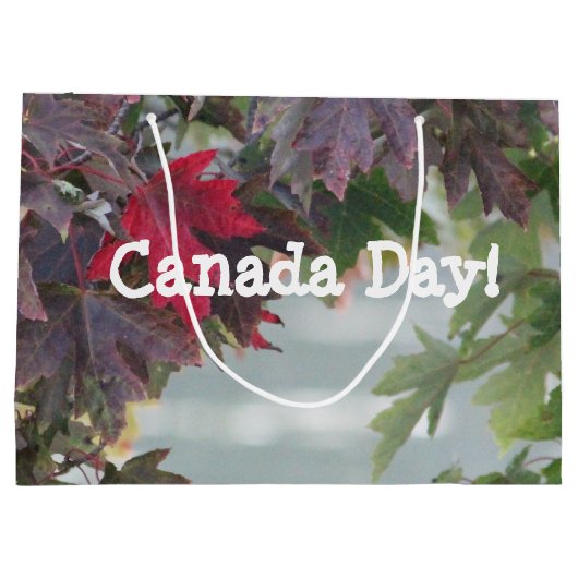 Canada Day Gift Bag Groot Cadeauzakje (Achterkant)