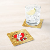 Canada Day Gold Party - Persoonlijke naam jaar Kartonnen Onderzetters (Insitu)