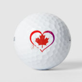 Canada Day Golf Balls Golfballen (Voorkant)
