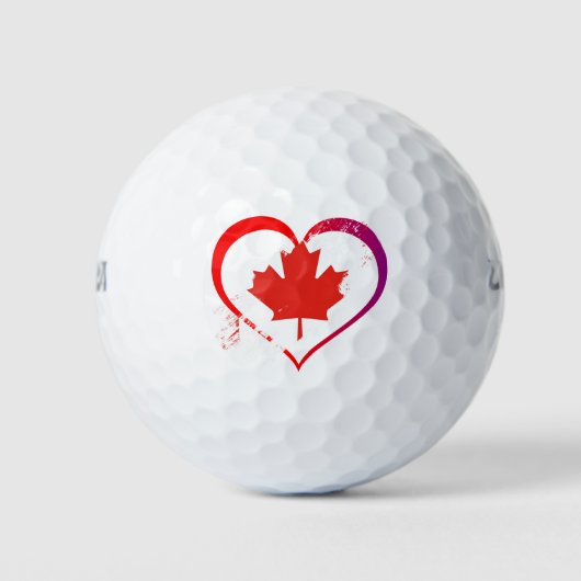 Canada Day Golf Balls Golfballen (Voorkant)