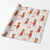 Canada Day Golf Gear voor Kattenliefhebbers Cadeaupapier (Uitgerold)