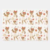 Canada Day Golf Gear voor Kattenliefhebbers Inpakpapier Vel (Voorkant 2)