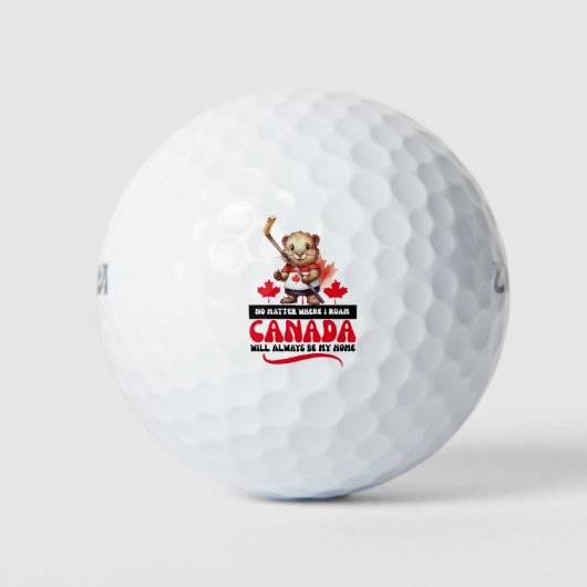 Canada Day Golfballen (Voorkant)