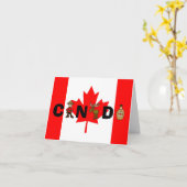Canada Day Graphics Kaart (Gele Bloem)
