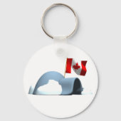 Canada Day Igloo Sleutelhanger (Voorkant)