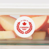 Canada Day/Juli 1ste Etiketten Labels (Aangebracht)