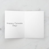 Canada Day-kaart Kaart (Binnen)