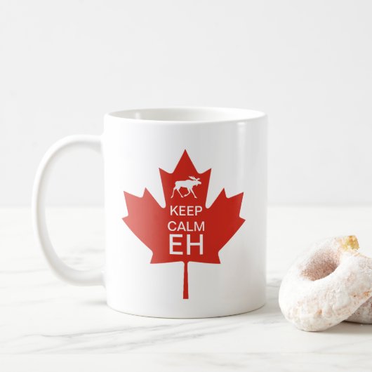 Canada Day KALM EH Koffiemok (Met donut)