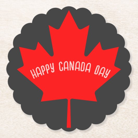 Canada Day Kartonnen Onderzetters (Voorkant)