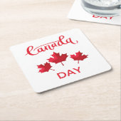 Canada Day Kartonnen Onderzetters (Schuin)