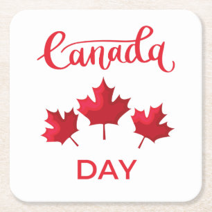 Canada Day Kartonnen Onderzetters