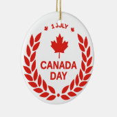 Canada Day Keramisch Ornament (Rechts)
