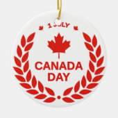 Canada Day Keramisch Ornament (Voorkant)