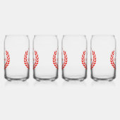 Canada Day Krans Bril Blikvorm Glas (Links)