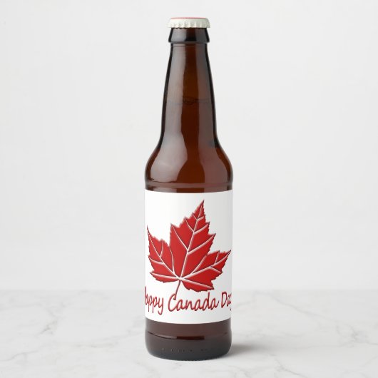 Canada Day Labels Custom Canada Liquor Bottle Bier Etiket (Voorkant)