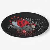 Canada Day Ladybug T-Shirt Papieren Bordje (Gekanteld)