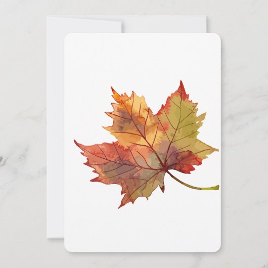 Canada Day Maple Leaf BBQ Party Uitnodiging (Achterkant)