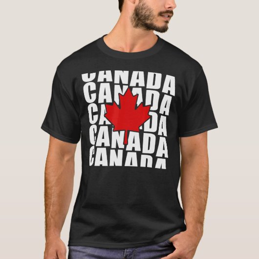 Canada Day Maple Leaf Canada Symbol T-shirt (Voorkant)