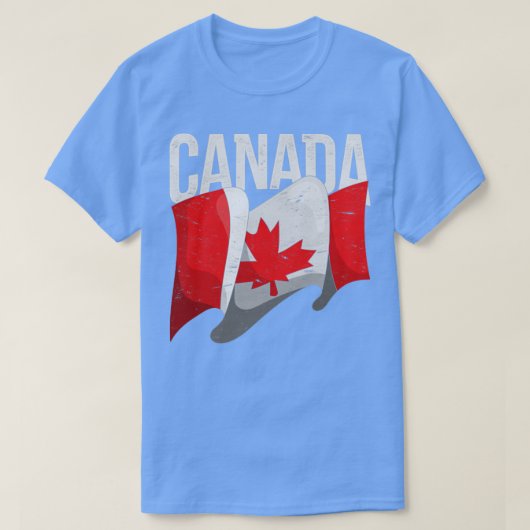 Canada Day Maple Leaf Canadian Flag Canada1 T-shirt (Design voorkant)