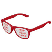 Canada Day Maple Leaf Canadian Flag Pattern Kinder Zonnebril (Gekanteld)