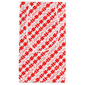 Canada Day Maple Leaf Canadian Flag Red Typography Klein Cadeauzakje (Voorkant)