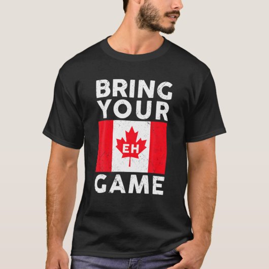 Canada Day Maple Leaf Canadian Flag Symbol Cool Ca T-shirt (Voorkant)