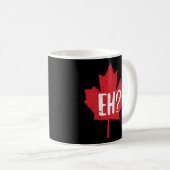 Canada Day Maple Leaf Eh Team Canadian Flag Koffiemok (Voorkant rechts)