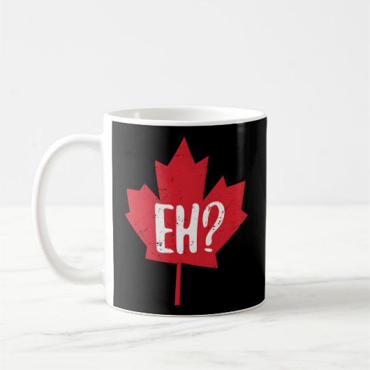 Canada Day Maple Leaf Eh Team Canadian Flag Koffiemok (Links)