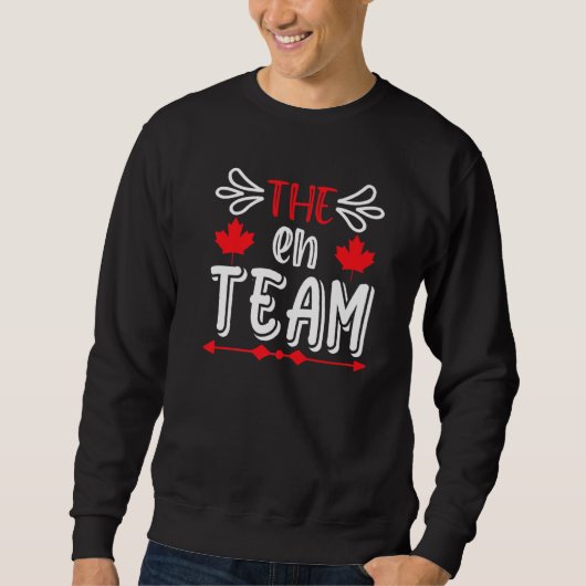 Canada Day Maple Leaf Eh Team Canadian Flag Trui (Voorkant)
