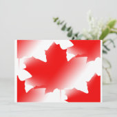 Canada Day - Maple Leaf Kaart (Staand voorkant)