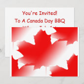 Canada Day - Maple Leaf Kaart (Voorkant / Achterkant)