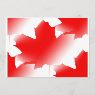 Canada Day - Maple Leaf Kaart