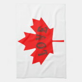 Canada Day maple leaf-liefdeshanddoek Theedoek (Verticaal)