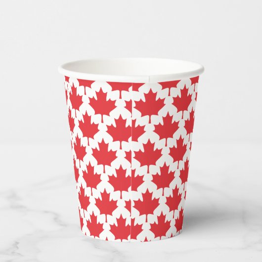 Canada Day Maple Leaf Papieren Bekers (Rechts)
