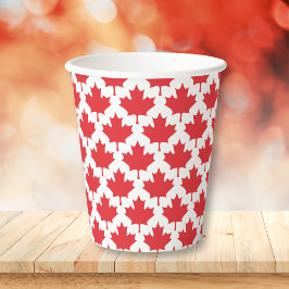 Canada Day Maple Leaf Papieren Bekers