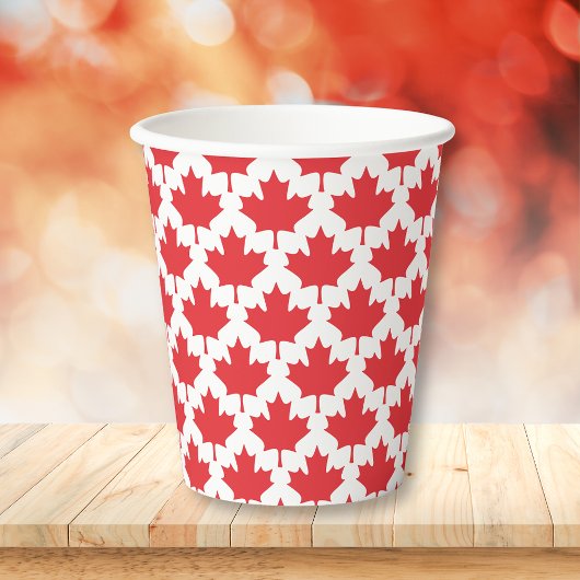 Canada Day Maple Leaf Papieren Bekers