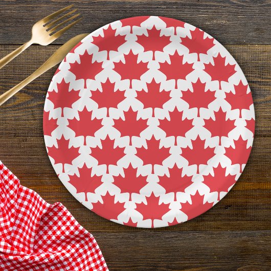 Canada Day Maple Leaf Papieren Bordje