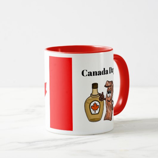 Canada Day Maple Syrup and Bacon Mok (Voorkant rechts)