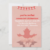 Canada Day Moose 1 juli uitnodiging (Voorkant)