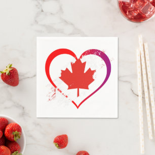 Canada Day Paper Napkins Servet