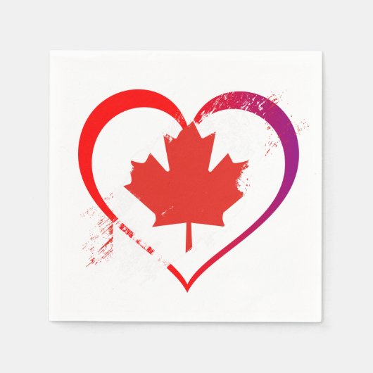 Canada Day Paper Napkins Servet (Voorkant)