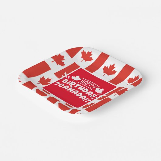 Canada Day Papieren Bordje (Gebogen)
