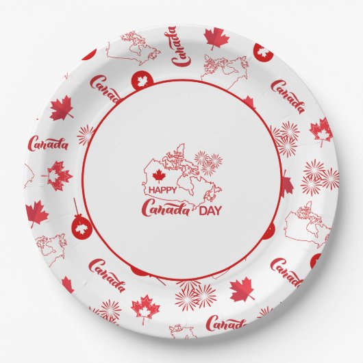 Canada Day Papieren Bordje (Voorkant)