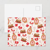 Canada Day Party Briefkaart (Voorkant / Achterkant)