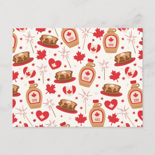 Canada Day Party Briefkaart (Voorkant)