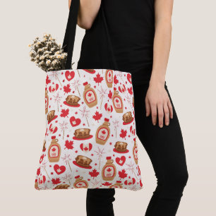 Canada Day Party Canvas tas
