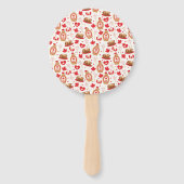 Canada Day Party Hand Fans Handwaaier (Achterkant)