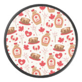 Canada Day Party Hockey Puck (Voorkant)