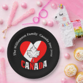Canada Day Party Instellingen Personaliseren Naam Papieren Bordje (Feest)