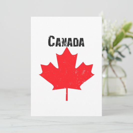 Canada Day Party Kaart (Staand voorkant)